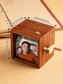 1 Stück personalisiertes Fotoalbum mit Handkurbel, personalisierter Flip-Animations-Fotorahmen mit Licht, mechanisches Fotoalbum, Heimdekoration, Mini-Flip-Fotoalbum-Rahmen, Geburtstag, Jahrestag, Valentinstag, Muttertag, Vatertag, Weihnachtsgeschenk, Geschenk für Eltern, Paare, Familie - Cartoon-Effekt - Übersicht 9