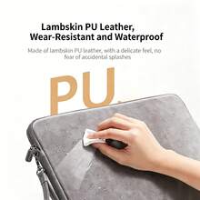 UGREEN 14-14.9 Inch Laptop Sleeve, Shockproof, Waterproof, And Drop-Proof, Thickened Fleece Lining, Compatible With Apple MacBook Pro/Huawei MateBook X Pro, Slim And Portable Storage Bag LP187 - View 3