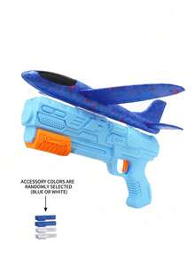 1pc Foam Airplane Launcher, Outdoor Interactive Catapult Glider - Multicolor - View 18