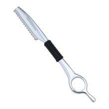 univinlions 7 Inch Barber Straight Razor Style Thinning Scissors, Includes 10 Replaceable Blades, Hair Cutting Scissors, Blade Thinning Hair Scissors - Multicolor - View 3