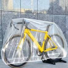 3pcs Transparent Lightweight Bicycle Protective Covers, Elastic Closure For Quick Installation, Full Coverage Protection, Portable And Easy To Store, Suitable For Mountain Bikes, Road Bikes And Multiple Bicycle Models - Multicolor - View 2