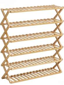 Foldable Shoe Racks - Kaki - View 8