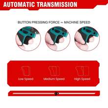 YOFIDRA Electric Wrench,1200N.M Brushless Electric Impact Wrench 3 Function 1/2 Inch Cordless Screwdriver Electric Drill Set - Set A - View 7