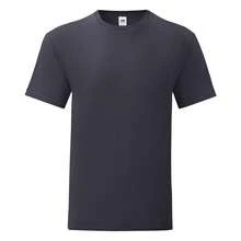 Fruit Of The Loom Mens Iconic T-Shirt - Deep Navy - View 1