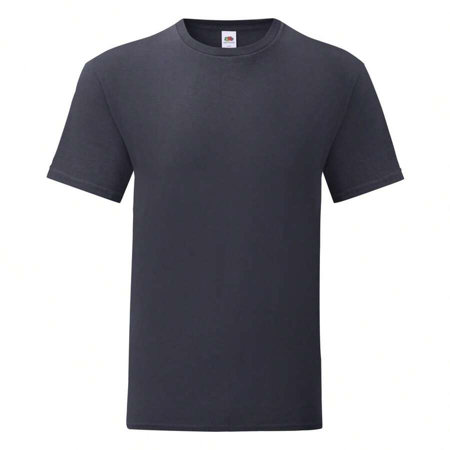 Fruit Of The Loom Mens Iconic T-Shirt - Deep Navy - View 1