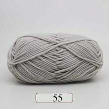 EDCUEBE7 1/3pcs/150g 5股混色米白色壓克力毛線，中粗米白色毛線 - 適合手工編織、手工織布、DIY手工藝、編織和鉤針，柔軟且多功能，適用於DIY鉤針和編織包 - 5股50G毛線 - 查看 13