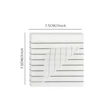 6packs/7packs/12packs Multi-Color Transparent Waterproof PET Lined Blank Self-Adhesive Sticky Note Set, Fluorescent Regular Color Series With Grid Pattern Memo Pads, Office Study Daily Recording, Document Marking Stationery Supplies School Supplies - one-size - View 2