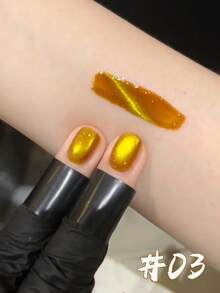 10ml 超亮美白 Monster Power Girl 系列貓眼凝膠指甲油 2026夏季新款 氣質閃亮 龍果藍 黃色玻璃珠美甲美甲用品 藍色指甲 - 彩色 - 查看 15