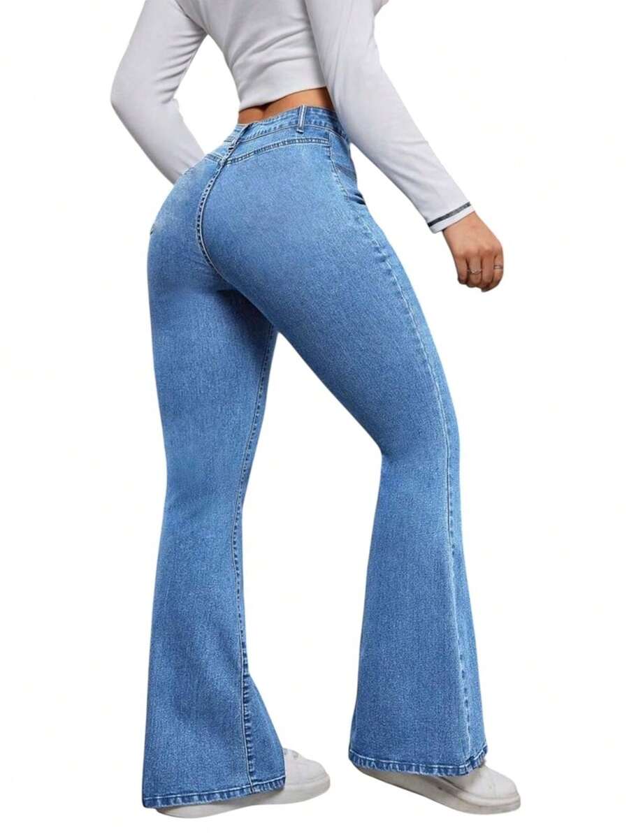 Women Pants - Blue - View 1