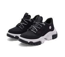 Timberland New Outdoor Breathable Non-Slip Versatile Retro Panda Women's Sports Casual Shoes - Black and White - View 7