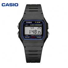 Casio 極簡休閒數位卡西歐手錶，全自動日曆 LED 背光 30M 防水百搭男女正裝手錶 - 均碼 - 查看 12