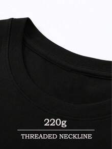 Patrón de ilustración de coche, carreras, desafíos de velocidad, adecuado para primavera y verano, unisex, camiseta de manga corta casual de moda de verano, diseño único, cuello redondo, ide - Negro - Ver 3