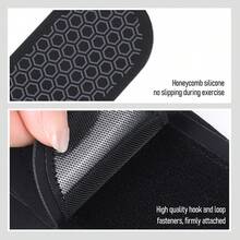 1pc Adjustable Elbow Support Strap, Unisex Tennis Elbow Compression Band, Provides Elbow Support - Black - View 6