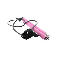 90cm Pink Foam Pilates Stick, Portable Exercise Bar For Full Body Workout, Resistance Band Fitness Equipment - Pink - View 5