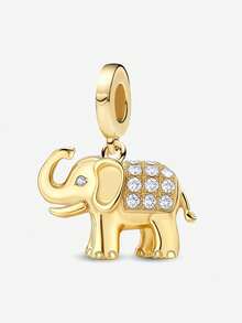 1pc 925 Sterling Silver Crouching Cheetah Charm, Suitable For Women Bracelet/Bangle DIY Jewelry Making, Exquisite Jewelry & Daily Accessory Decoration - Beads - View 13