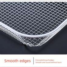 Rectangular Metal Mesh Storage Basket, Multiple Sizes Wire Drain Basket, Breathable Grid Fruit Vegetable Colander Tray, Multipurpose Organizer Bin For Kitchen Pantry, Cabinet & Table Food Storage - Default - View 5