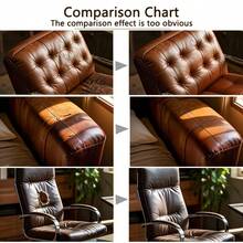 1pc Faux Leather Repair Patch - Self-Adhesive Faux Leather Fabric Patch, Suitable For Sofas And Chairs, Can Quickly Repair Holes And Cracks, Brown, Easy To Apply, Suitable For Car Seat Repair, Furniture Repair, Fashion Design, Easy To Apply Tape - Multicolor - View 6