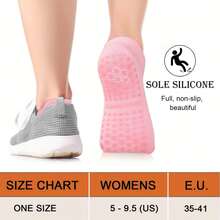 8/6/4/2/1 Pairs Women's Pilates Non-Slip Socks, Open Toe Yoga Socks, Breathable Grip Socks For Sports, Fitness And Dance - Pilates Accessory - Multicolor - View 8