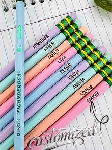 Personalized Customized Pencil Set, Engraved Name Customized Pencil, Inspirational Gift, Back To School Customized Gift- - Sets - View 2