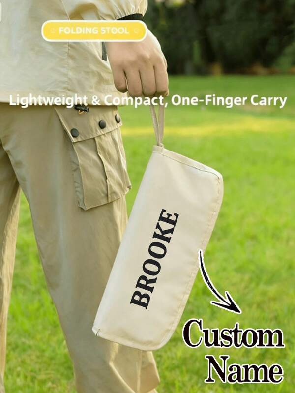 Customizable Folding Travel Chair, Fishing Folding Chair, Sturdy And Durable Seat, Perfect For Camping, Fishing And Outdoor Use, Stable And No Wobble, Camping Chair, Portable Design, Camping Gear, Portable Seat, Space-Saving Furniture, Lightweight Structure, Outdoor Adventure Enthusiasts