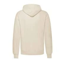 Fruit Of The Loom Unisex Adults Classic Hooded Sweatshirt - Natural - View 2