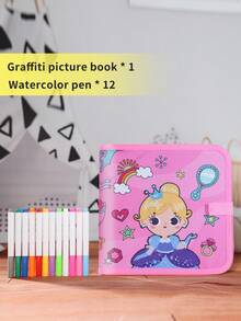 兒童可折疊黑板書 3-8歲 教育早教玩具 8面可擦拭繪畫藝術啟蒙黑板書 便攜雙面兒童塗鴉繪畫書 可折疊設計方便收納 幼兒園學習必備 返校季 感恩節 萬聖節 聖誕節 生日 兒童節禮物 派對小禮 12色水性麥克筆 - 彩色 - 查看 20