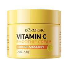 1pc 50G Vitamin C/Salicylic Acid/Niacinamide Facial Smoothing Cream, Cooling Oil Control, Improves Skin Roughness, Radiance, Brightens Skin Tone, Soothes And Repairs Skin Barrier - Smoothie - View 15