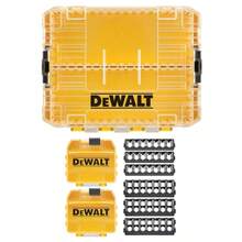 DEWALT TSTAK 重型工具收納箱，螺絲起子頭、螺絲、螺帽、螺栓、零件收納箱，便攜式收納箱，附分隔板的工具整理箱 DEWALT DT70803 - DT70803 - 查看 2