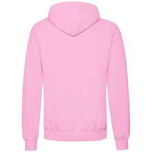 Fruit Of The Loom Unisex Adults Classic Hooded Sweatshirt - Light Pink - View 2