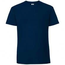 Fruit Of The Loom Mens Ringspun Premium T-Shirt - Mountain Blue - View 1