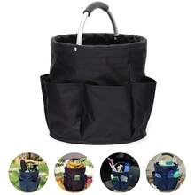 Oxford Cloth Tote Bag, 6 Compartment Garden Tool Tote Bag - 600D Oxford Cloth Barrel Storage Bag, Foldable Space-Saving, With Round Handle, Convenient To Carry - A - View 10