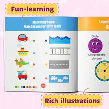 English Children's Educational Game Book Set, Fun Puzzle Activity Book, Improves Logical Thinking, Concentration, Memory And Hand-Eye Coordination - English Educational Puzzle Books for Children - View 6