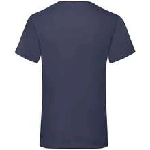Fruit Of The Loom Mens Value V Neck T-Shirt - Deep Navy - View 2