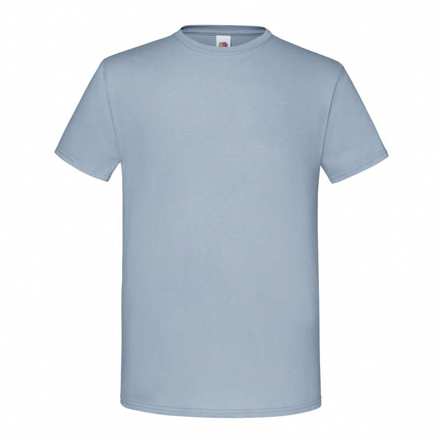 Fruit Of The Loom Mens Iconic T-Shirt - Mineral Blue - View 1