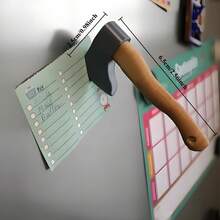 1pc Creative Cartoon Knife Shaped Magnetic Refrigerator Sticker, Comes With 3D Interesting Axe And Shuriken Decorations, Unique Fun Home Decor Gift Suitable For Iron Surfaces Like Home, Office, Refrigerator, Storage Cabinet - Multicolor - View 15