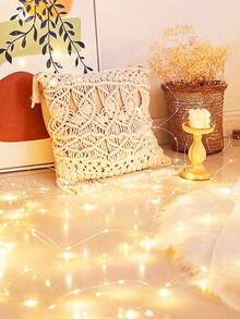 1pc 1/2/3/5/10M Indoor Decorative LED Copper Wire Light, Battery Powered – Bendable & DIY Shapeable String Light For Home Decor, Party Decor, Holiday Decor, Wedding Decor, Outdoor Garden, Camping – String Light For Room/House Decor - Yellow - View 7