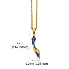 1Piece Curacao Pendant Twisted Chain Necklace For Women Men Stainless Steel Jewelry - Multicolor - View 4