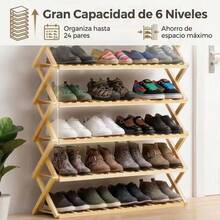 Foldable Shoe Racks - Kaki - View 6
