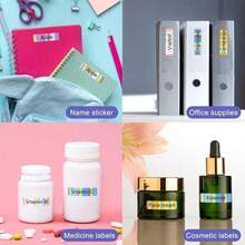 12*40mm Holographic Label Stickers, Compatible With Marklife P15 P12 P11 D30 Q30S Label Printers, Waterproof Self-Adhesive Thermal Paper - 12x40mm - View 7