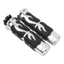 25mm 1" 摩托車手把握把 定製手把 巡航車適用於 XL Dyna FXDB FXDWG FXST Touring 摩托車騎士配件 - A - 查看 6