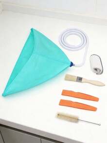 Multifunctional Air Conditioner Cleaning Kit, Includes AC Cleaning Bag And Drainage Pipe, No Power Required, Reusable, Waterproof And Leak-Proof Maintenance Cleaning Bag, Suitable For AC Cleaning, Home, Hotel, Studio Use Accessories - Multicolor 1 - View 10