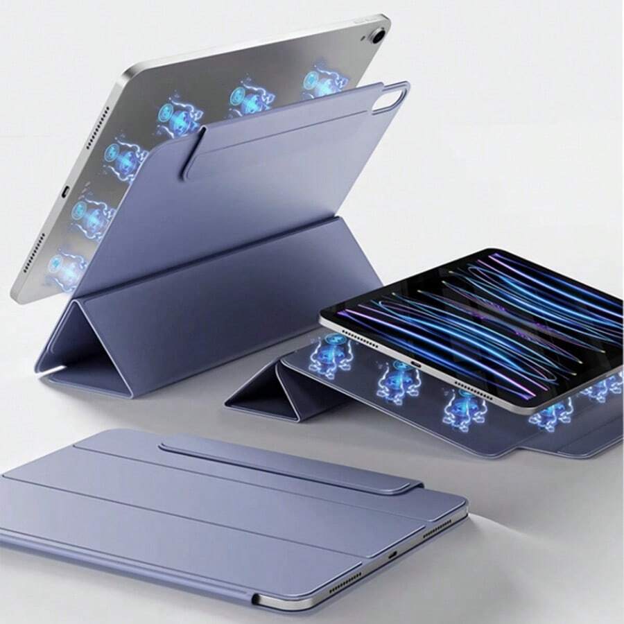 磁吸保護殼 適用於 iPad Pro 13 2025 M5、iPad Air 11 2026(M4)、iPad A16 11代/10代、iPad Mini 7、iPad Mini 6 2024 2022 M2、iPad Pro 12.9 4代 5代 6代
