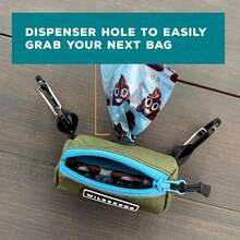Wilderdog Dog Poop Bag Holder - Seafoam - ColorD - View 8