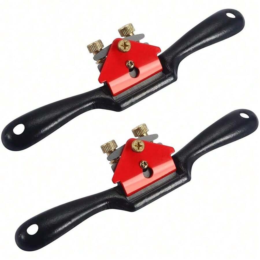 4 Buah Mini Planer yang Dapat Diatur, Planer Kayu Manual, Sistem Mata Pisau yang Dapat Diatur, Cocok untuk Pengrajin dan Pemahat, Alat Pertukangan Kayu Manual, Planer Besi yang Dapat Diatur, Planer Tepi Burung, Planer Tangan Rumah Tangga, Alat Pertukangan Kayu