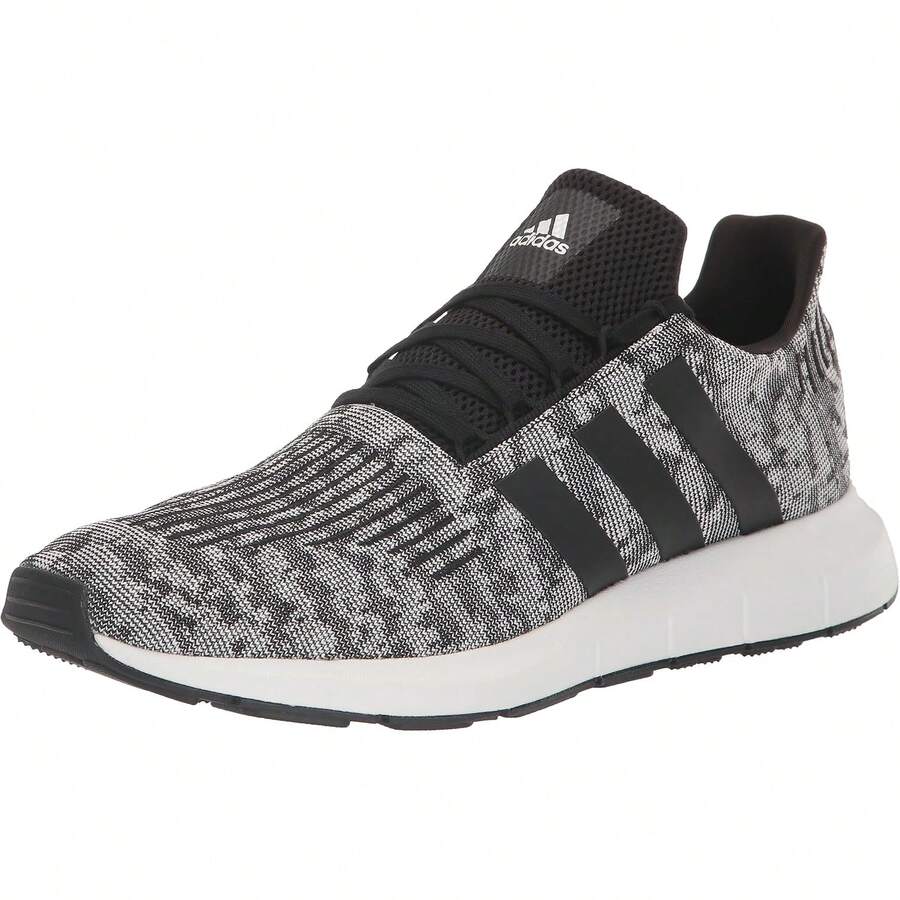 Adidas Men's Swift Run 1.0 Variant 6 - Black/Black/White - View 1