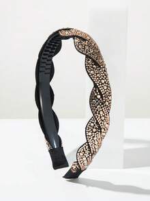 1pc Fashionable Gorgeous Colorful Chocolate Chip Headband Hair Accessory Hairband - FG921 - Brown - View 4