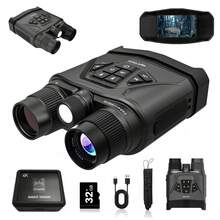4K Night Vision Goggles Binoculars With AI Color Boost Mode, Photo & Video Recording, 3000mAh Battery For Wildlife Observation, Camping & Security, With Flashlight, Supports Audio Recording And Playback, And Offers An 8-12 Hour Battery Life - View 1