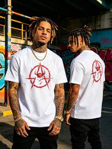 Classic All-Match Men Short Sleeve Tee Simple Daily Leisure Male Clothes - White - View 2