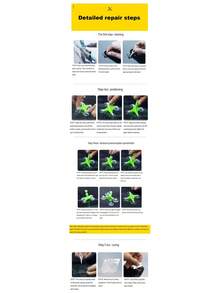 Car Windshield Repair Kit | Car Glass Crack Repair Fluid Set, Repairs Bullseye Star-Shaped Cracks And Small Cracks, Universal DIY Quick Repair For All Vehicle Windshield Damage - A - View 12