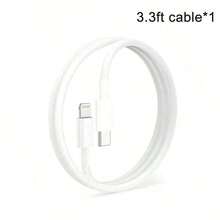 Charger Set Fast Charging 30W Charging Head + 3.3ft/100cm High-Efficiency Fast Charging Data Cable Compatible With IPhone 14 Pro Max/14 Pro/14 Plus/14/13/12/11XS/XR/8/7/6/ Series High-Efficiency Fast Charging Wall Power Adapter - US A Type Plug(110-127V) - View 9